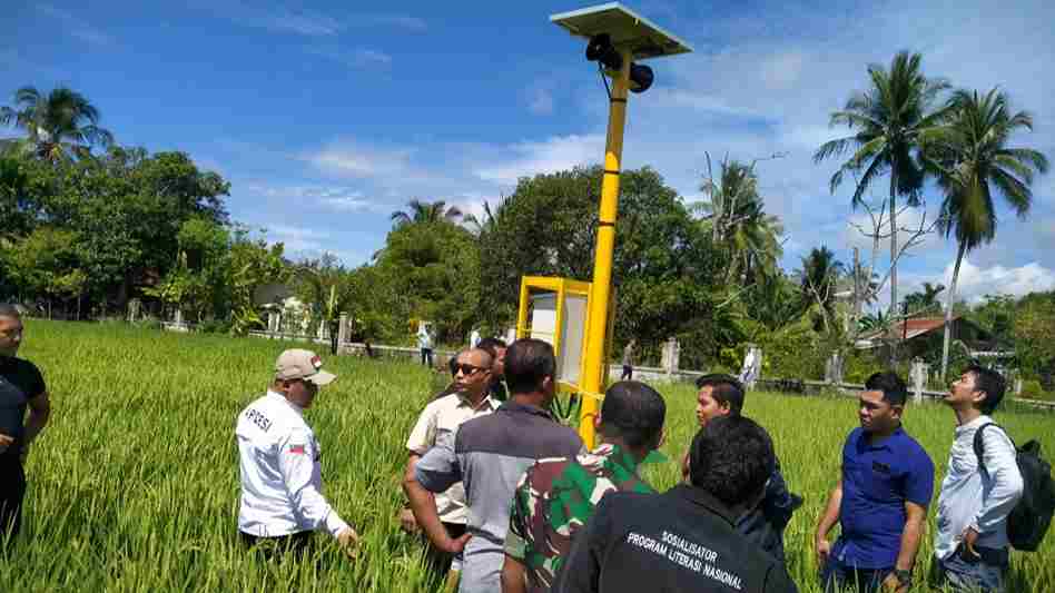 Petani Gembira! Gampong Kuta Bahagia Abdya Hadirkan Teknologi Pengusir Hama Padi